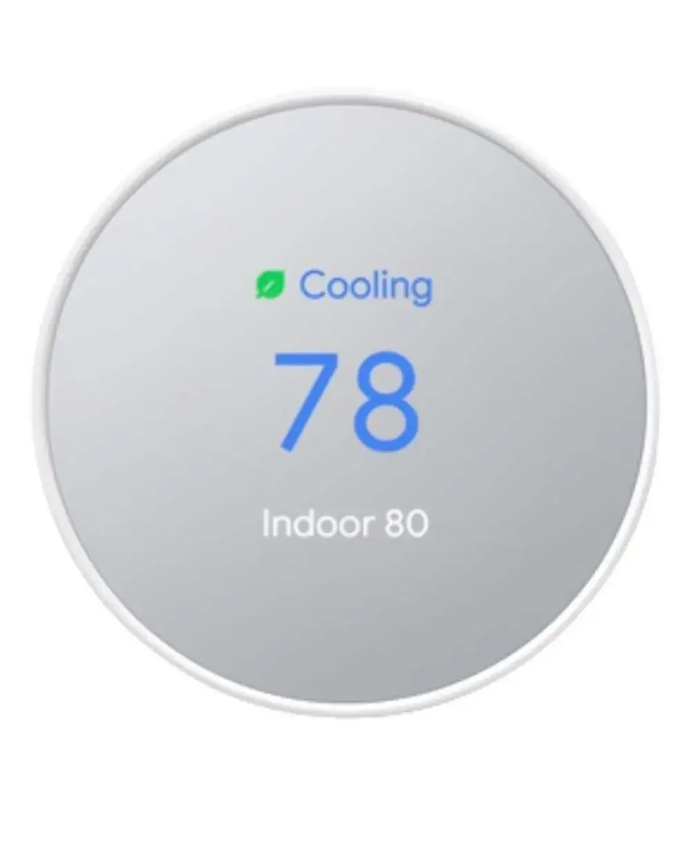Google Nest Smart Programmable Wi-Fi Thermostat Fog (GA01334-US)